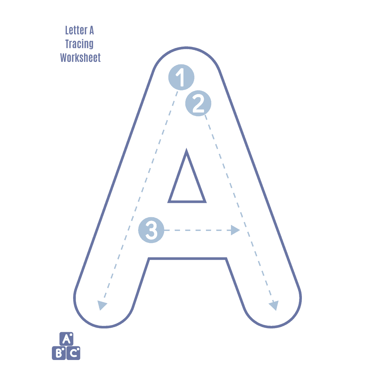 Easy and Free Printable Tracing Letter A Worksheets (with Video ...