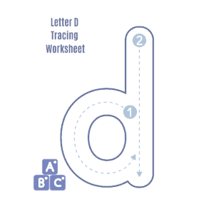 traceable lowercase letter d